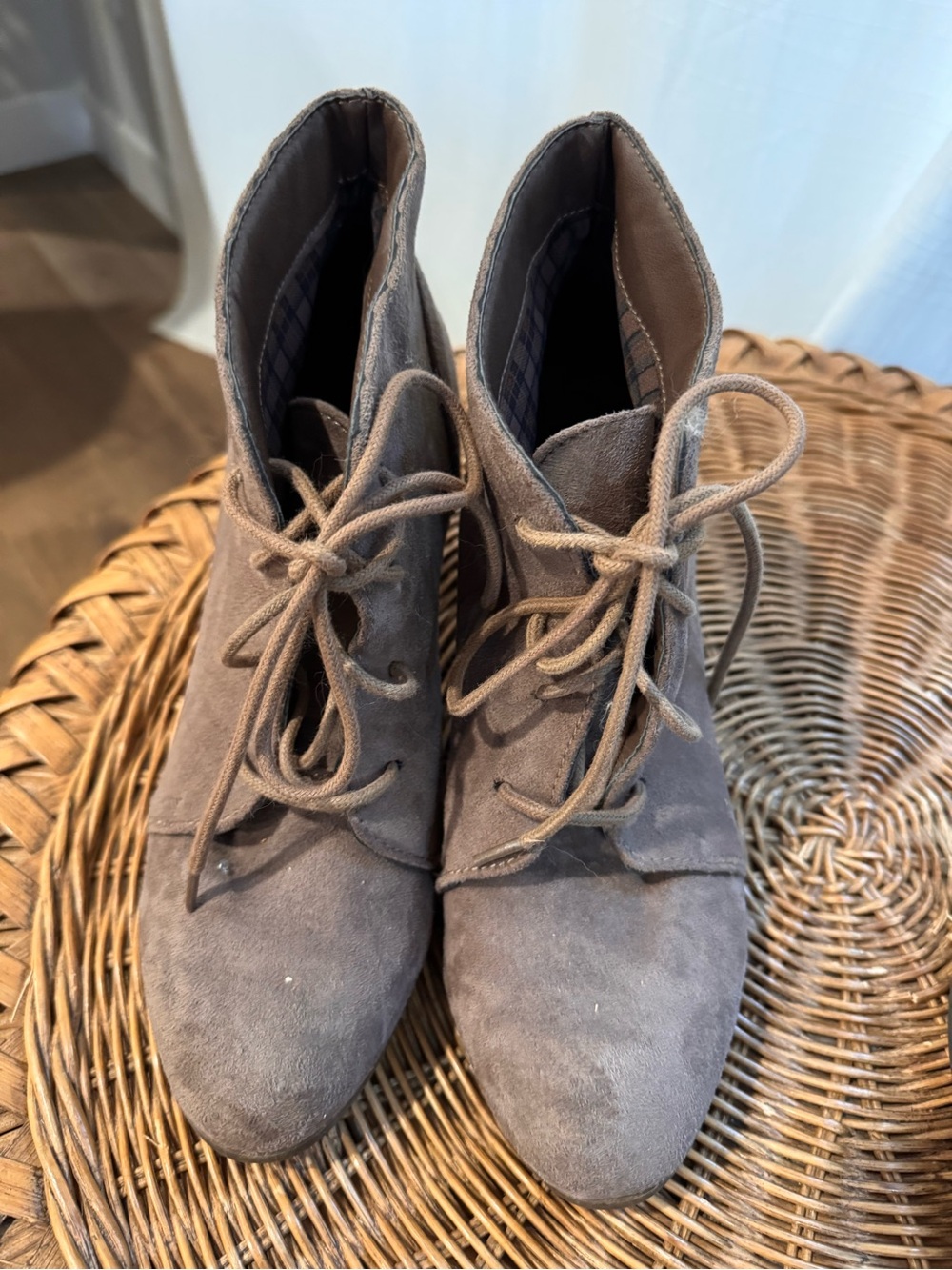 Madden Girl Torch Suede Lace-Up Ankle Boots